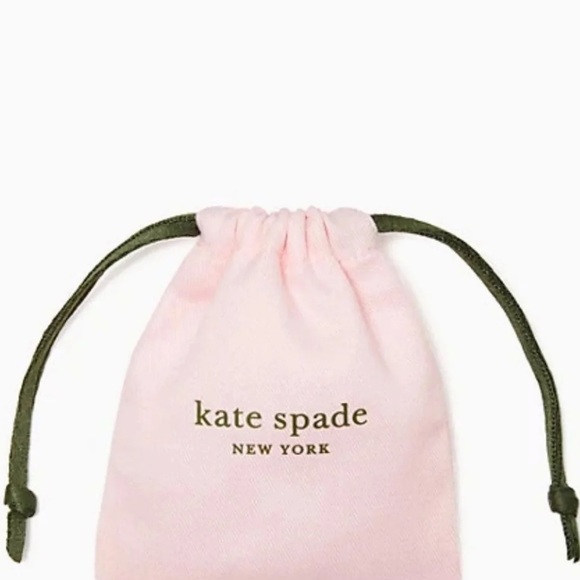 $98 Kate Spade In Full Feather Tassel Earrings Black - Picture 6 of 7